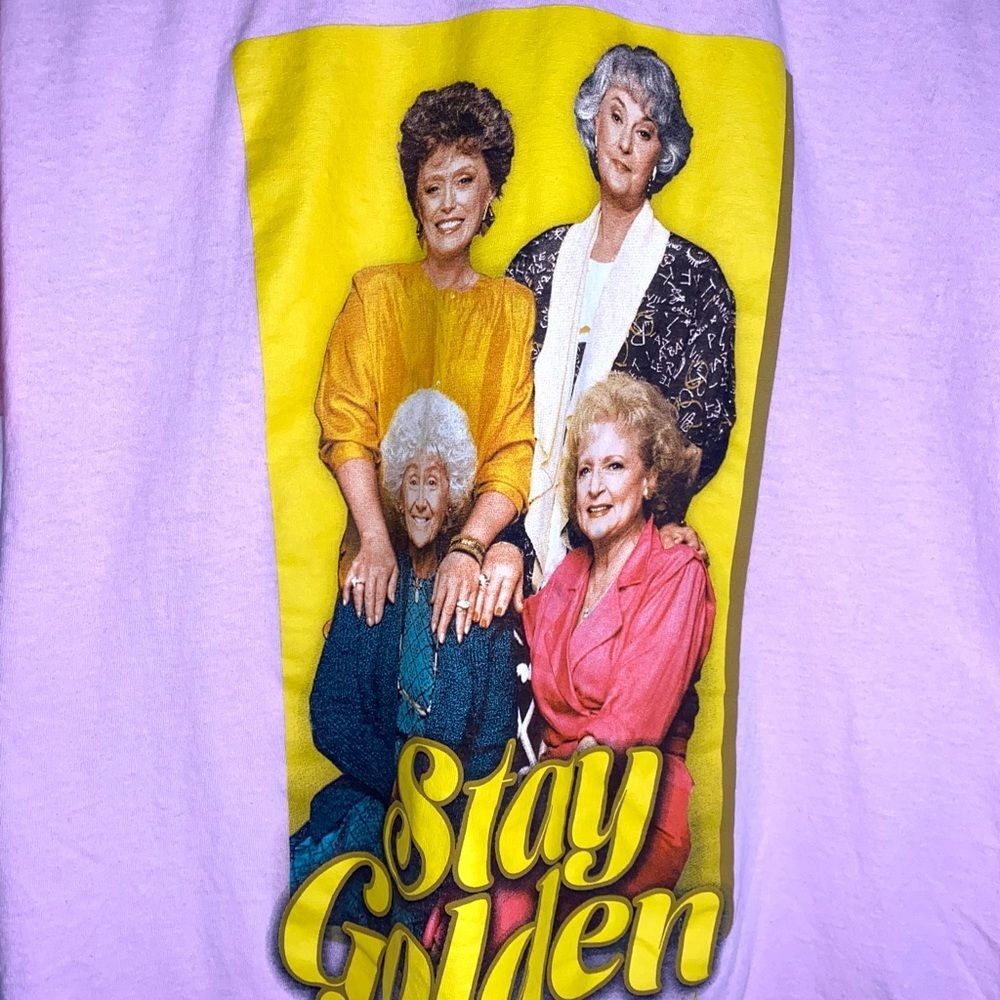 Women’s The Golden Girls Goodie Two Sleeves T-Shirt Top Size Large !